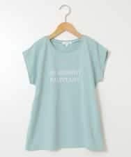 KJKFT53024 a.v.v KIDS(アー・ヴェ・ヴェ) [140-150]ネックレスモチーフＴシャツ グリーン