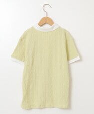 KJKFU84034 a.v.v KIDS(アー・ヴェ・ヴェ) [160]【マイルドライナーコラボ】ロゴポロTシャツ マイルドシトラスグリーン