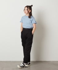 KJKFV38019 a.v.v KIDS(アー・ヴェ・ヴェ) [100-130]袖口リボンTシャツ レッド