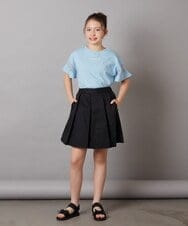 KJKFV51016 a.v.v KIDS(アー・ヴェ・ヴェ) [100-130]袖シアー切り替えトップス ラベンダー