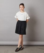 KJKFV51016 a.v.v KIDS(アー・ヴェ・ヴェ) [100-130]袖シアー切り替えトップス ラベンダー