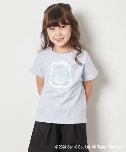 KJKFV80029 a.v.v KIDS [100-140]【すみっコぐらし】リバーシブルスパンコールTシャツ