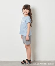 KJKFV81029 a.v.v KIDS(アー・ヴェ・ヴェ) [100-140]【すみっコぐらし】フレンチスリーブＴシャツ ライトブルー