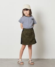 KJKFW40024 a.v.v KIDS(アー・ヴェ・ヴェ) [140-150]ハートワッペン半袖Tシャツ ホワイト