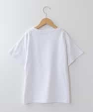 KJKFW40024 a.v.v KIDS(アー・ヴェ・ヴェ) [140-150]ハートワッペン半袖Tシャツ ホワイト
