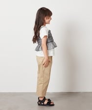 KJKFW43039 a.v.v KIDS(アー・ヴェ・ヴェ) [140-150]チュールキャミドッキングＴシャツ ライトブルー