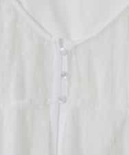 KJKFX37049 a.v.v KIDS(アー・ヴェ・ヴェ) [160]【２点セット】チュールキャミワンピ×Tシャツ ホワイト