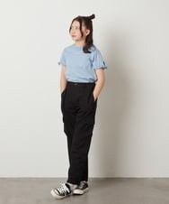 KJKFX38029 a.v.v KIDS(アー・ヴェ・ヴェ) [160]袖口リボンTシャツ ボーダー