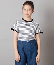 160]袖口リボンTシャツ(カットソー・Tシャツ) | a.v.v KIDS(アー・ヴェ