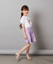 KJKFX46029 a.v.v KIDS(アー・ヴェ・ヴェ) [160]スパンコールＴシャツ ホワイト