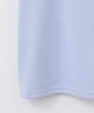 KJKGA20009 a.v.v KIDS(アー・ヴェ・ヴェ) [100-160]【WEB限定/接触冷感】フレアスリーブプチロゴTシャツ ライトブルー