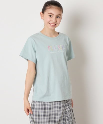 KJKGA22016 a.v.v KIDS [100-130]【接触冷感】アソートロゴTシャツ