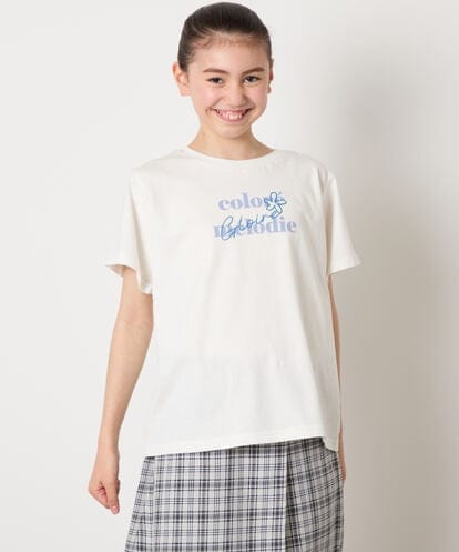 KJKGA22016 a.v.v KIDS [100-130]【接触冷感】アソートロゴTシャツ