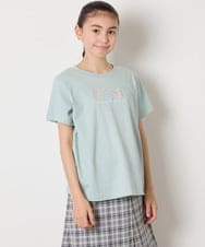 KJKGA22016 a.v.v KIDS(アー・ヴェ・ヴェ) [100-130]【接触冷感】アソートロゴTシャツ ホワイト