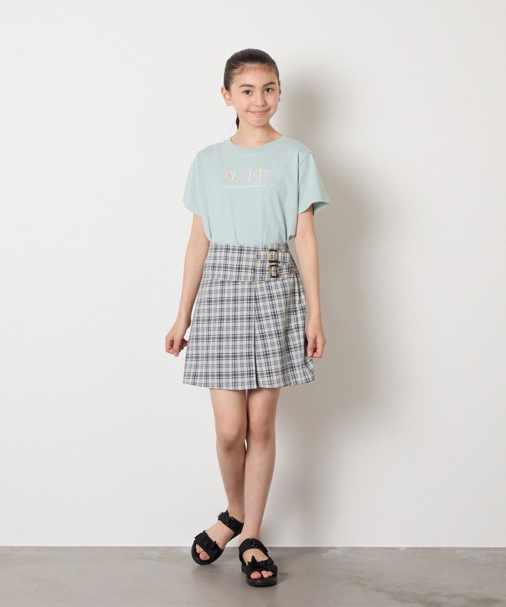 KJKGA22016 a.v.v KIDS(アー・ヴェ・ヴェ) [100-130]【接触冷感】アソートロゴTシャツ ホワイト
