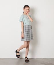 KJKGA22016 a.v.v KIDS(アー・ヴェ・ヴェ) [100-130]【接触冷感】アソートロゴTシャツ ホワイト