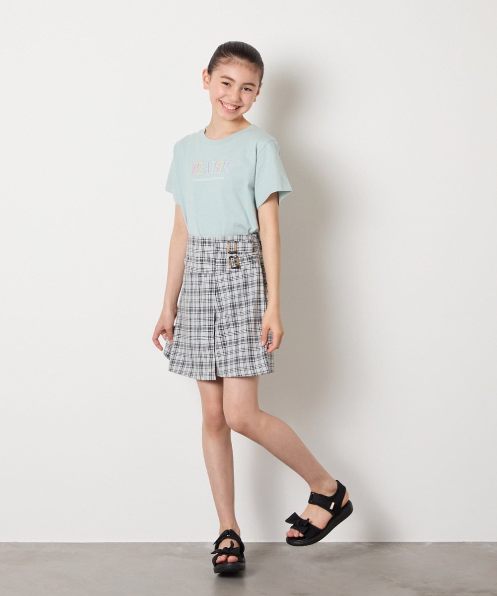 KJKGA22016 a.v.v KIDS(アー・ヴェ・ヴェ) [100-130]【接触冷感】アソートロゴTシャツ ホワイト