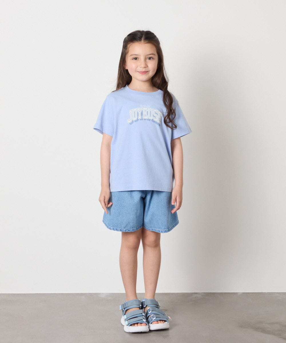KJKGA22016 a.v.v KIDS(アー・ヴェ・ヴェ) [100-130]【接触冷感】アソートロゴTシャツ ホワイト