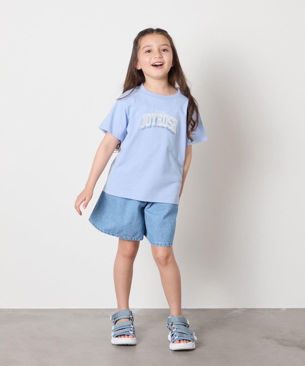 KJKGA22016 a.v.v KIDS(アー・ヴェ・ヴェ) [100-130]【接触冷感】アソートロゴTシャツ ホワイト