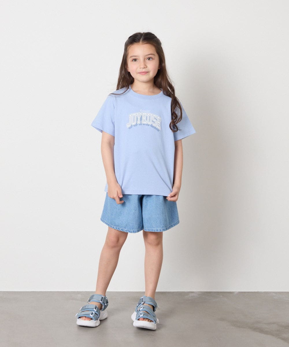 KJKGA22016 a.v.v KIDS(アー・ヴェ・ヴェ) [100-130]【接触冷感】アソートロゴTシャツ ホワイト