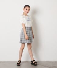 KJKGA22016 a.v.v KIDS(アー・ヴェ・ヴェ) [100-130]【接触冷感】アソートロゴTシャツ ホワイト