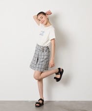KJKGA22016 a.v.v KIDS(アー・ヴェ・ヴェ) [100-130]【接触冷感】アソートロゴTシャツ ホワイト