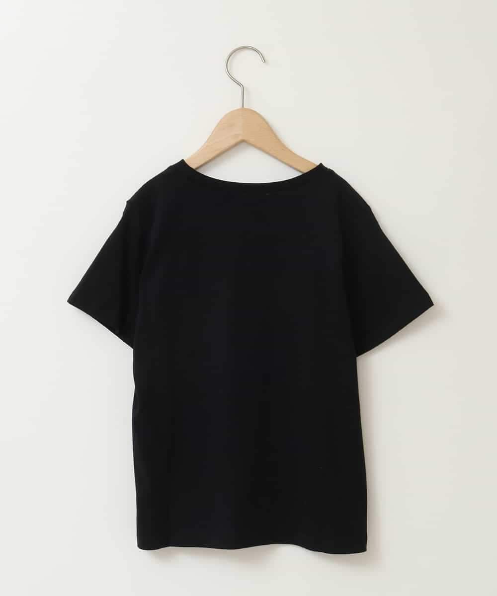 KJKGA22016 a.v.v KIDS(アー・ヴェ・ヴェ) [100-130]【接触冷感】アソートロゴTシャツ ブラック