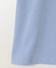 KJKGA23016 a.v.v KIDS(アー・ヴェ・ヴェ) [100-130]シアーギンガムキリカエスリーブＴシャツ ライトブルー