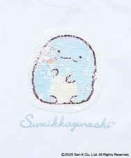 KJKGA80034 a.v.v KIDS(アー・ヴェ・ヴェ) [100-140]すみっコぐらしスパンコールTシャツ ピンク