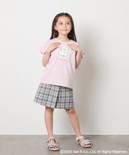 KJKGA80034 a.v.v KIDS(アー・ヴェ・ヴェ) [100-140]すみっコぐらしスパンコールTシャツ ピンク