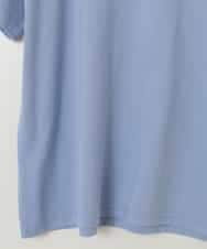 KJKGB03029 a.v.v KIDS(アー・ヴェ・ヴェ) [140-150]オフショルレイヤードロゴTシャツ ライトブルー