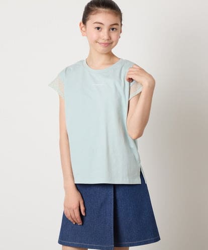 KJKGB22019 a.v.v KIDS [140-150]【接触冷感】アソートロゴＴシャツ