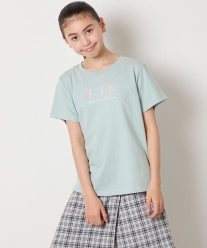KJKGB22019 a.v.v KIDS [140-150]【接触冷感】アソートロゴＴシャツ