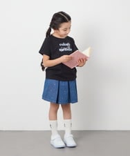KJKGB22019 a.v.v KIDS(アー・ヴェ・ヴェ) [140-150]アソートロゴＴシャツ ブラック