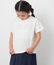 KJKGB22019 a.v.v KIDS(アー・ヴェ・ヴェ) [140-150]アソートロゴＴシャツ ブラック