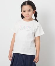 KJKGB22019 a.v.v KIDS(アー・ヴェ・ヴェ) [140-150]アソートロゴＴシャツ ブラック