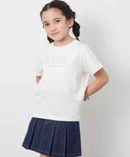 KJKGB22019 a.v.v KIDS(アー・ヴェ・ヴェ) [140-150]アソートロゴＴシャツ ブラック