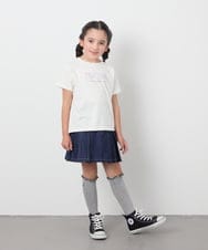KJKGB22019 a.v.v KIDS(アー・ヴェ・ヴェ) [140-150]アソートロゴＴシャツ ブラック