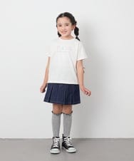 KJKGB22019 a.v.v KIDS(アー・ヴェ・ヴェ) [140-150]アソートロゴＴシャツ ブラック