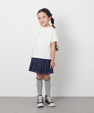 KJKGB22019 a.v.v KIDS(アー・ヴェ・ヴェ) [140-150]アソートロゴＴシャツ ブラック