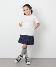 KJKGB22019 a.v.v KIDS(アー・ヴェ・ヴェ) [140-150]アソートロゴＴシャツ ブラック