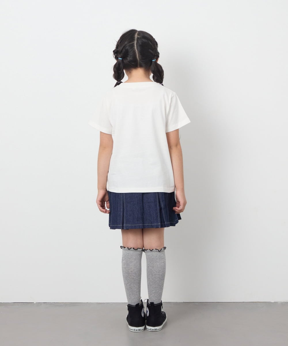 KJKGB22019 a.v.v KIDS(アー・ヴェ・ヴェ) [140-150]アソートロゴＴシャツ ブラック