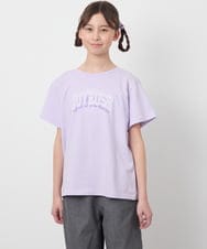 KJKGB22019 a.v.v KIDS(アー・ヴェ・ヴェ) [140-150]アソートロゴＴシャツ ブラック
