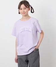 KJKGB22019 a.v.v KIDS(アー・ヴェ・ヴェ) [140-150]アソートロゴＴシャツ ブラック