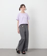 KJKGB22019 a.v.v KIDS(アー・ヴェ・ヴェ) [140-150]アソートロゴＴシャツ ブラック