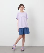 KJKGB22019 a.v.v KIDS(アー・ヴェ・ヴェ) [140-150]アソートロゴＴシャツ ブラック