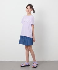 KJKGB22019 a.v.v KIDS(アー・ヴェ・ヴェ) [140-150]アソートロゴＴシャツ ブラック