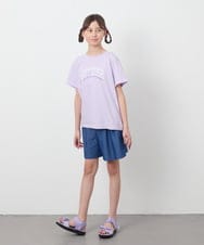 KJKGB22019 a.v.v KIDS(アー・ヴェ・ヴェ) [140-150]アソートロゴＴシャツ ブラック