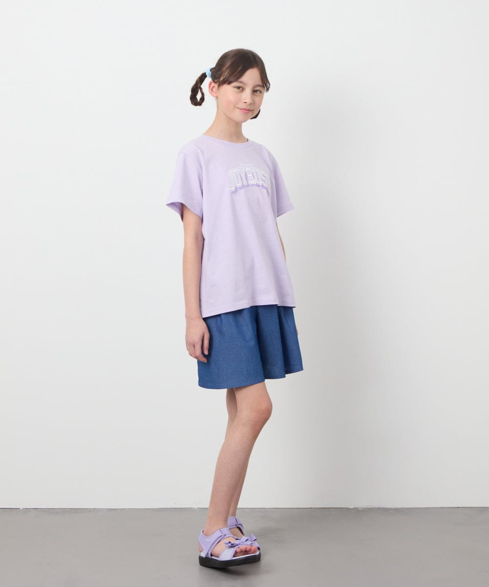 KJKGB22019 a.v.v KIDS(アー・ヴェ・ヴェ) [140-150]アソートロゴＴシャツ ブラック