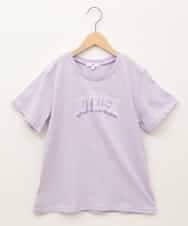 KJKGB22019 a.v.v KIDS(アー・ヴェ・ヴェ) [140-150]アソートロゴＴシャツ ラベンダー